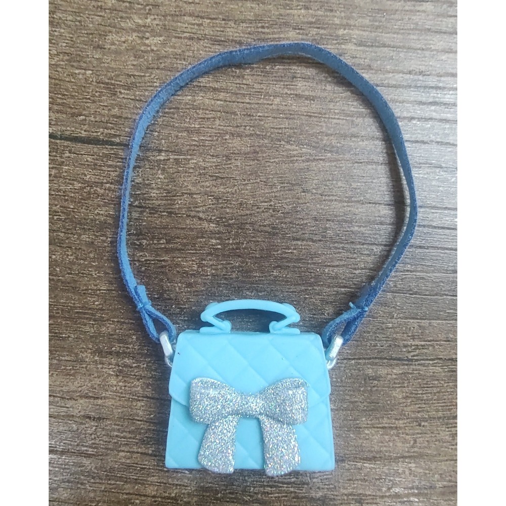 Disney ily 4Ever 11" Doll Cinderella Blue Bow Tote Bag Purse Fits Barbie Z26